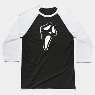 Scary Face Baseball T-Shirt